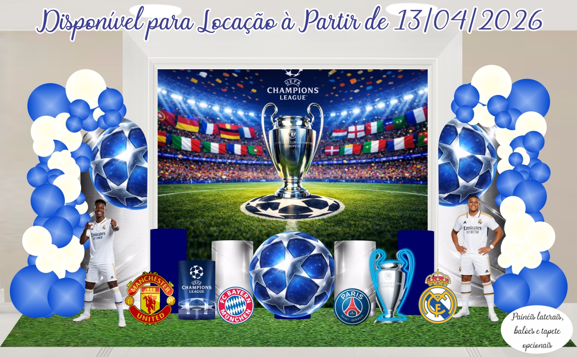 Futebol Liga dos Campeões - criativa